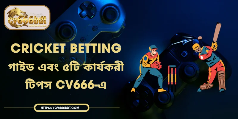 Cricket Betting | গাইড এবং ৫টি কার্যকরী টিপস CV666-এ